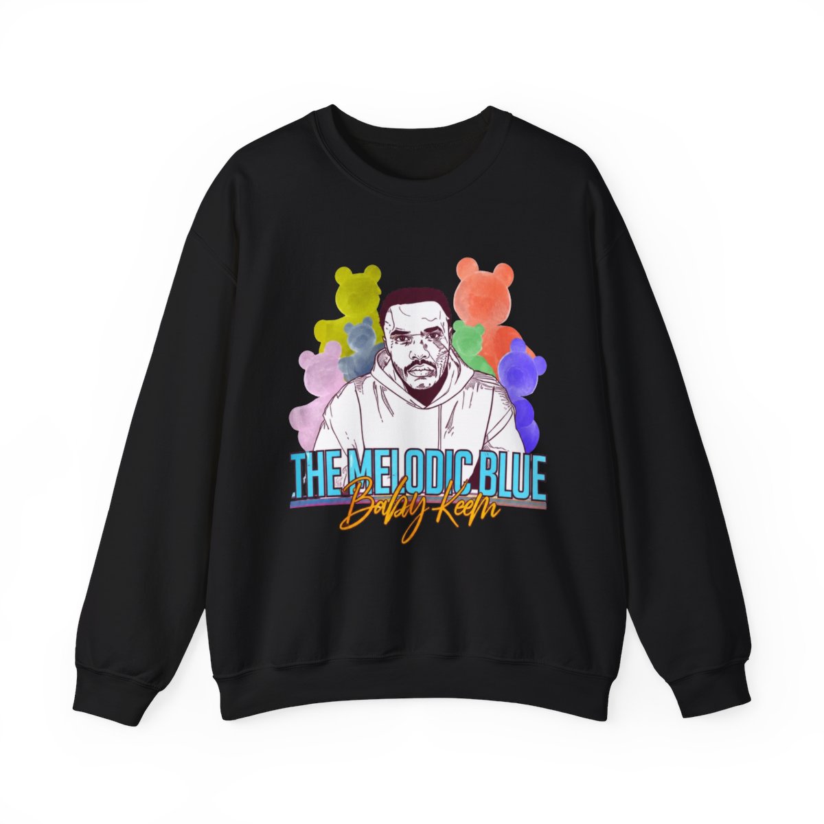 Baby Keem Sweatshirt The Melodic Blue Sweater Rapper Music Merch